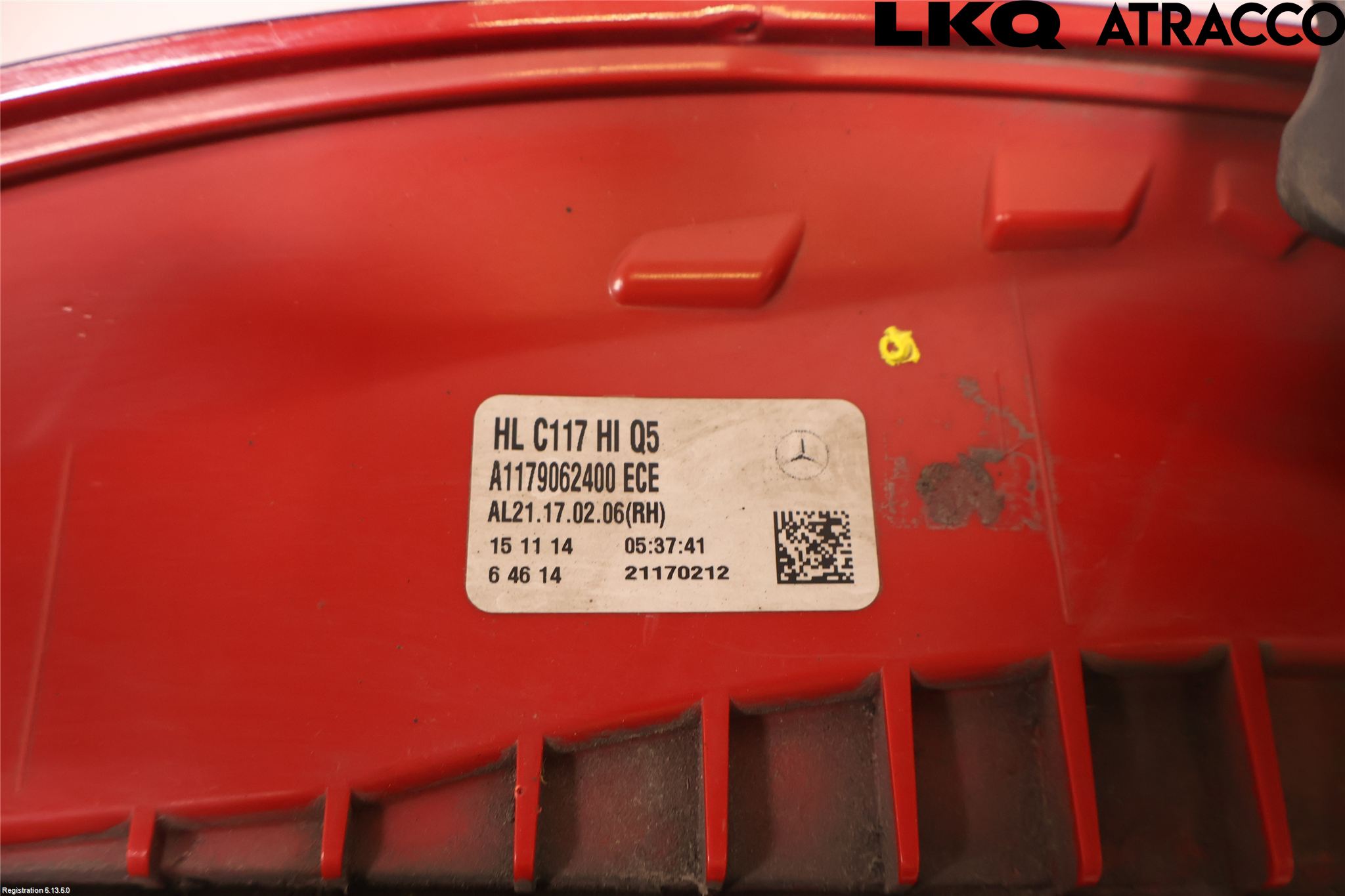Mercedes-Benz MB CLA-KLASS (C117/X117) 13-19 Baklykt Høyre