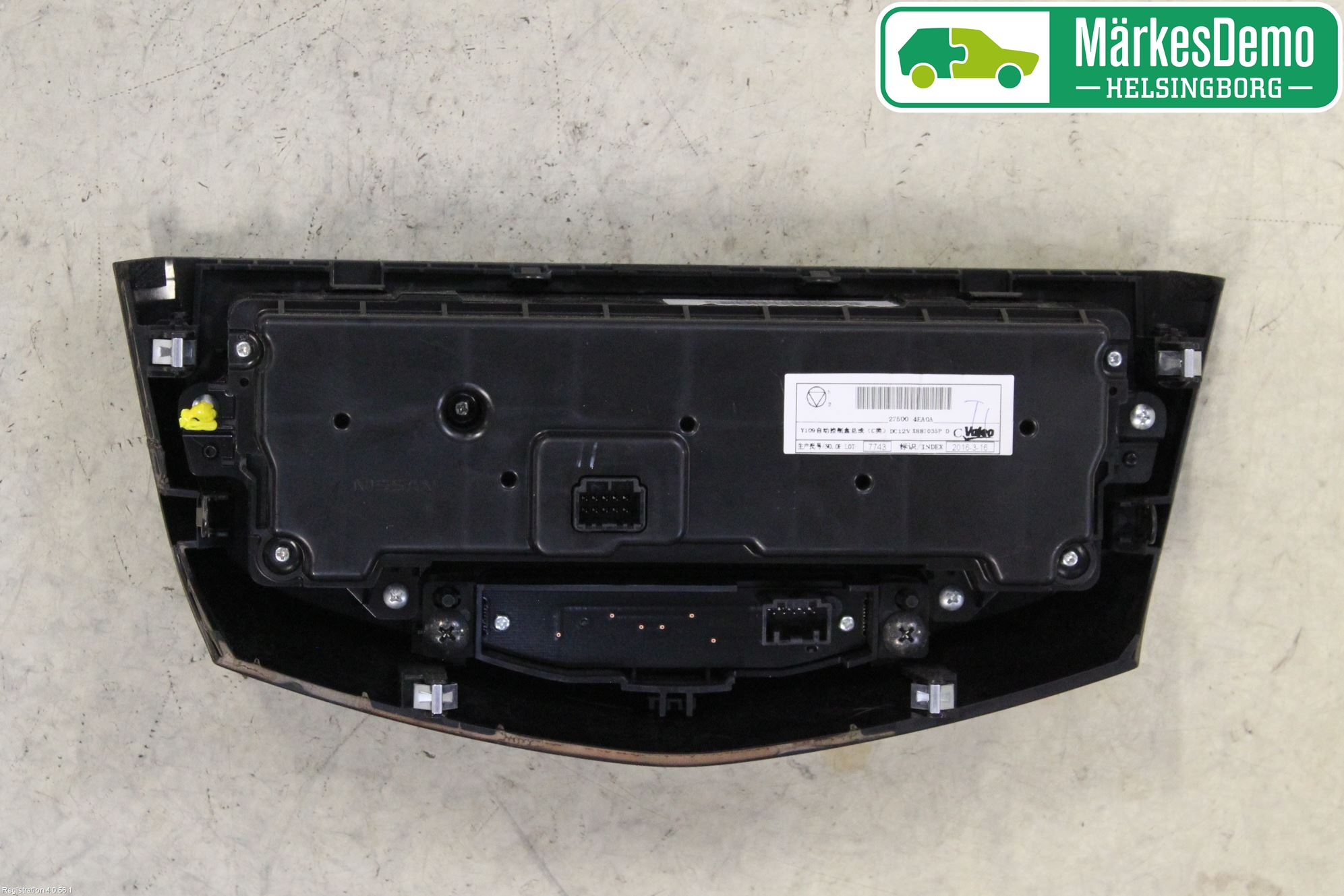 Nissan X-TRAIL 14-21 Varme Ac Betjening-Display
