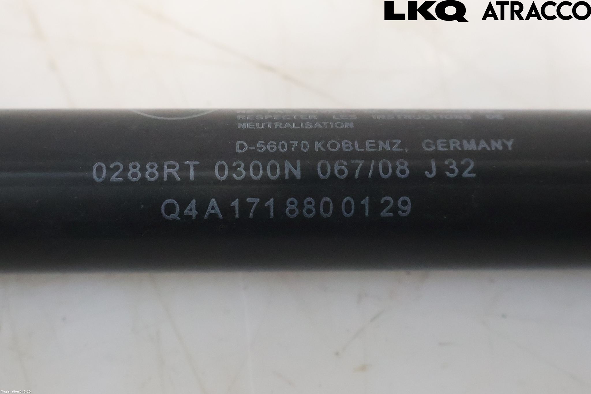 Mercedes-Benz MB SLK 200-350 (R171) 05-11 Panser Demper-Gassfjær