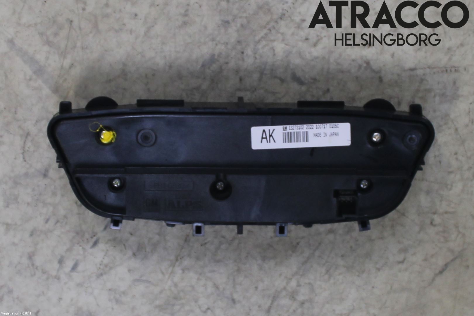 Opel INSIGNIA 09-16 Varme Ac Betjening-Display