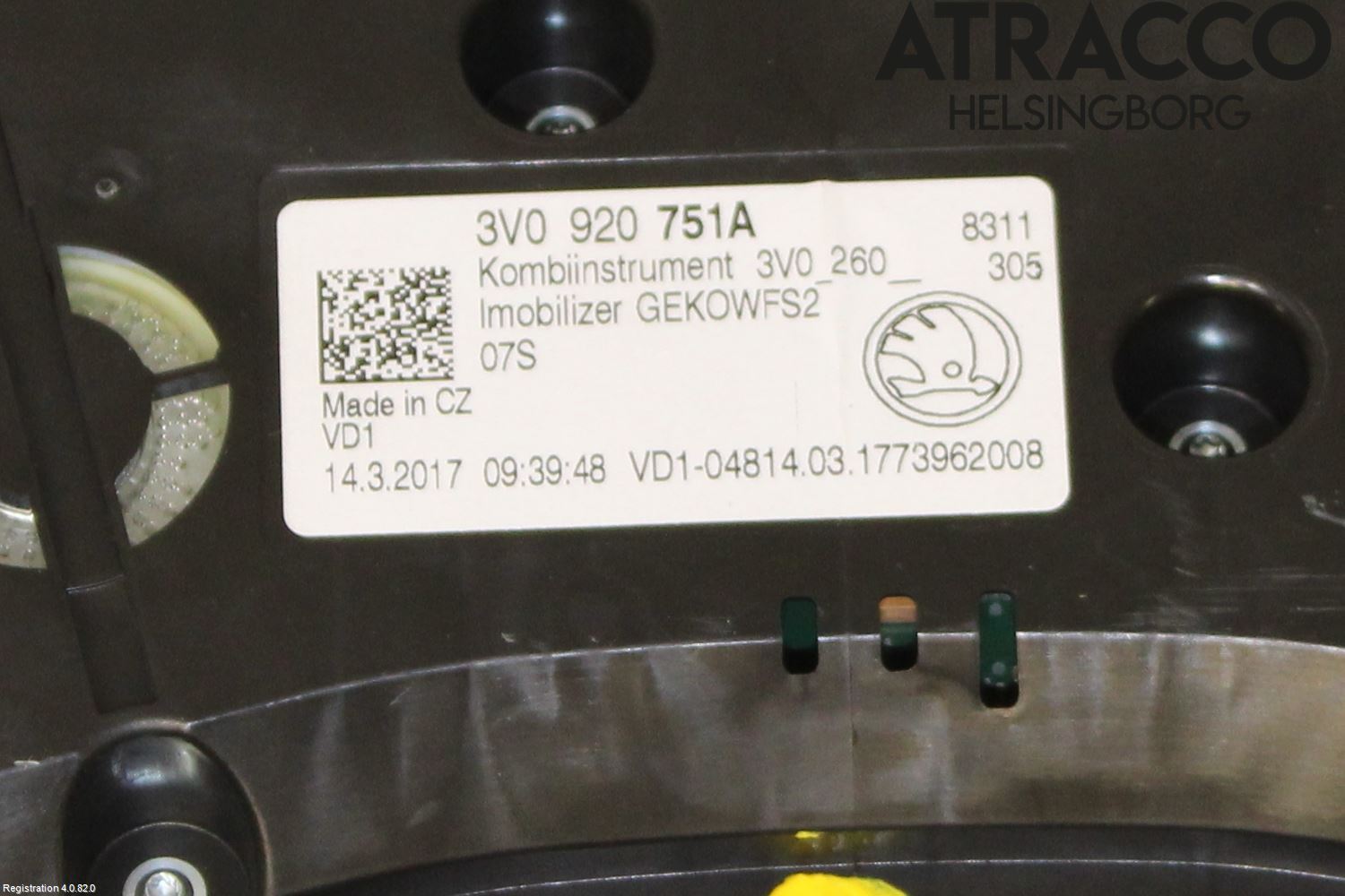 Skoda SUPERB 09-15 Instr Kombinert