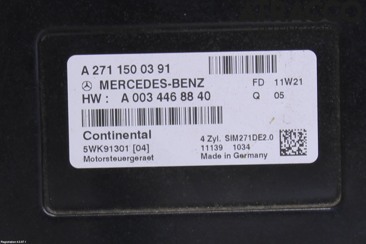 Mercedes-Benz MB E-KLASS (W212) 09-16 Styreenhet Innsprøytning