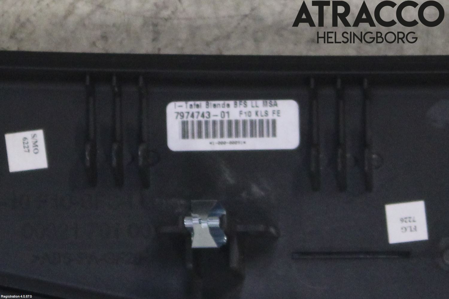 BMW 5 F10/F11/F18 09-17 Innr Dekor Instrbord