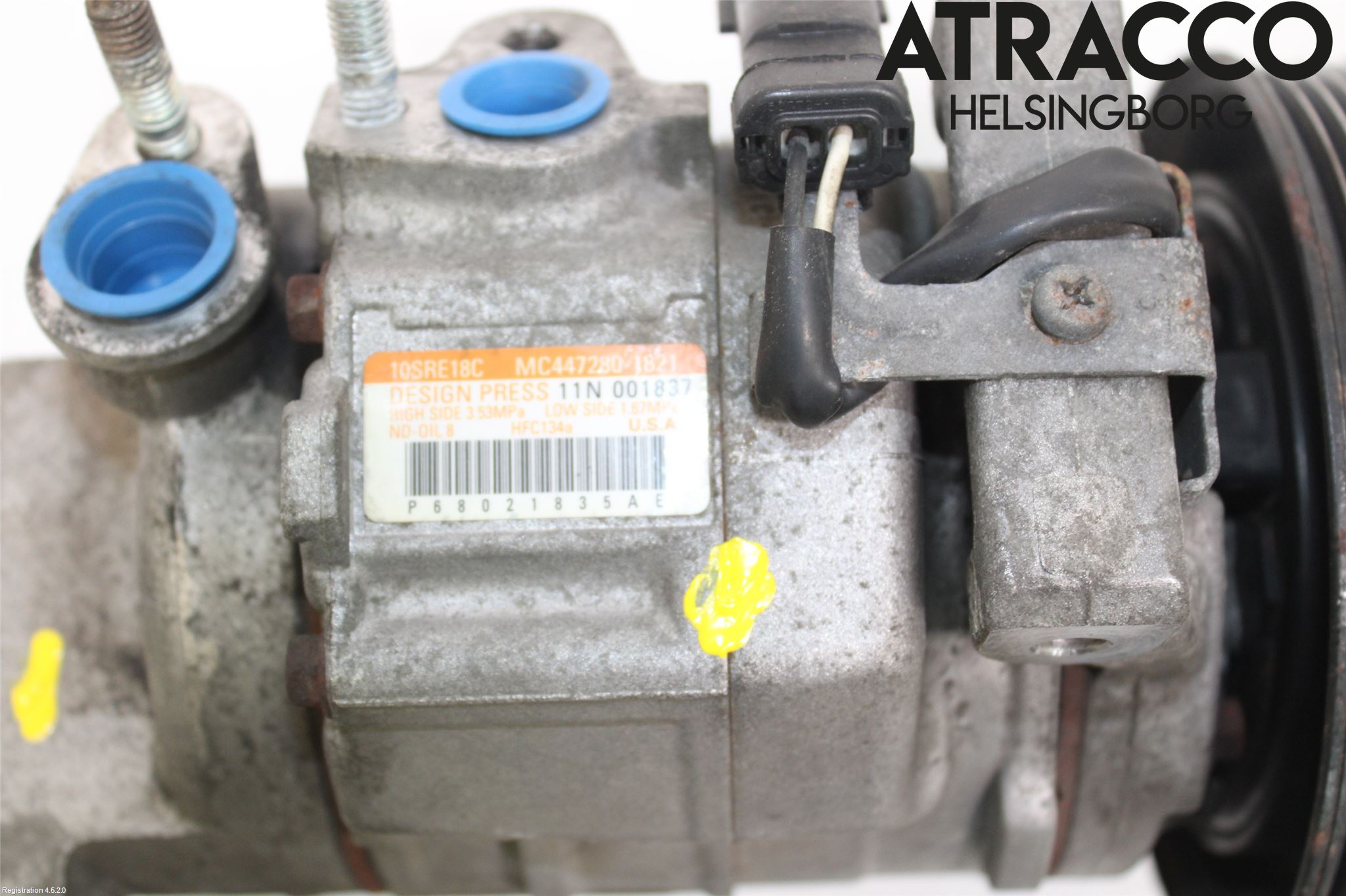 Jeep GRAND CHEROKEE 10-20 Varme Ac Kompressor