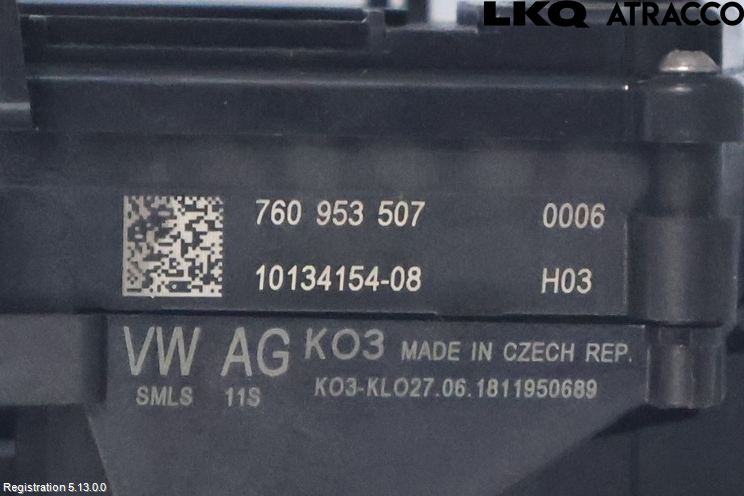 Volkswagen VW TOUAREG CR 18- Bryter Ratt Kombi H Og V