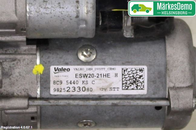 Peugeot 308 14-21 Startmotor Diesel