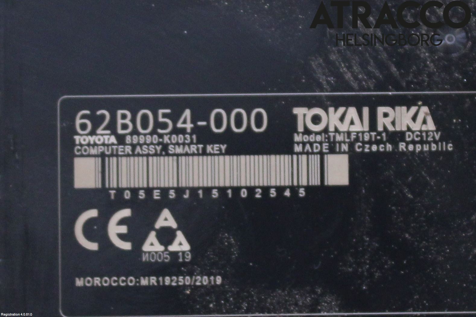 Toyota YARIS XP21 20- Styrenhet Nyckellös System