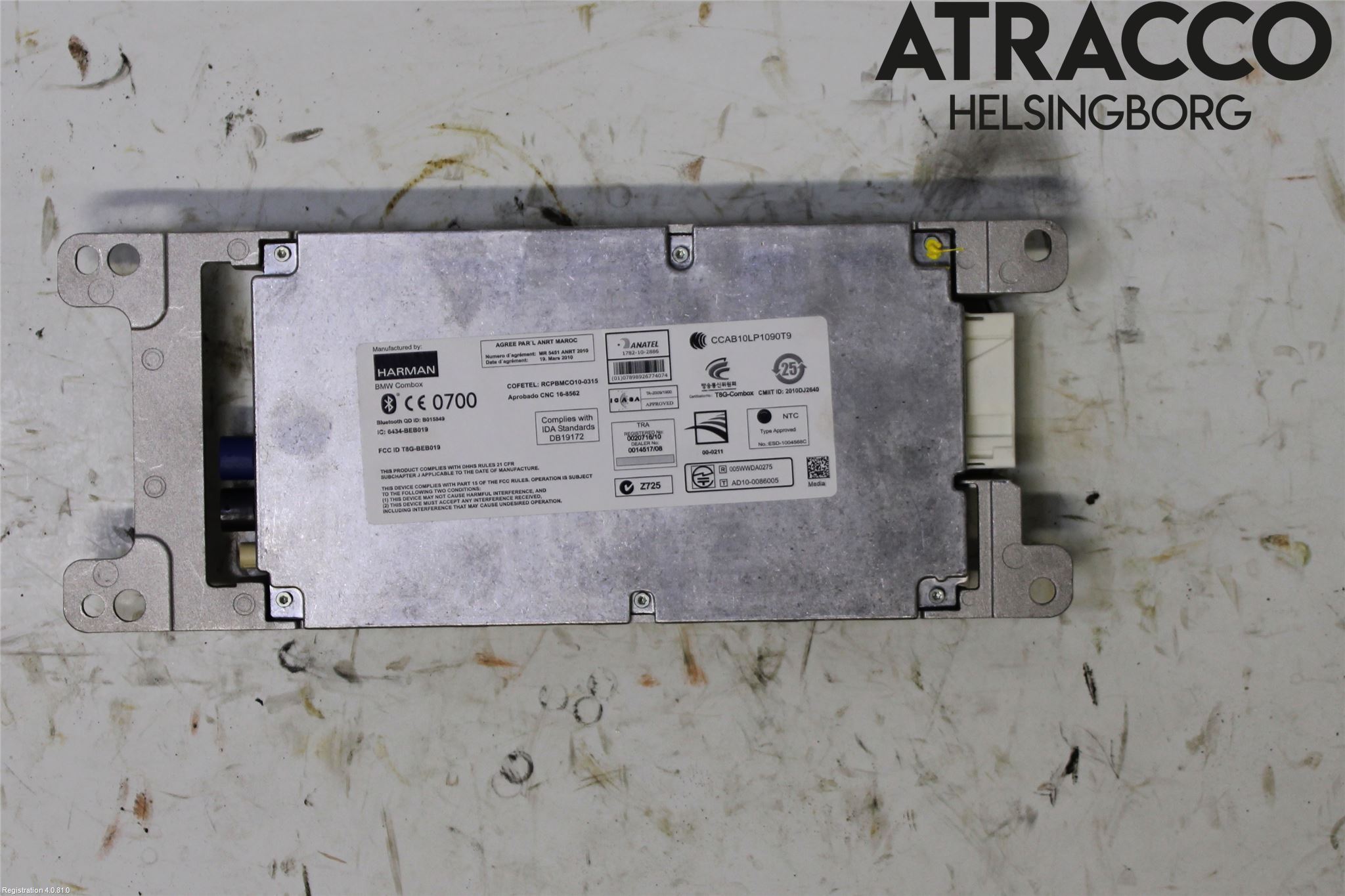 BMW 5 F10/F11/F18 09-17 Stereo Radio Øvrig