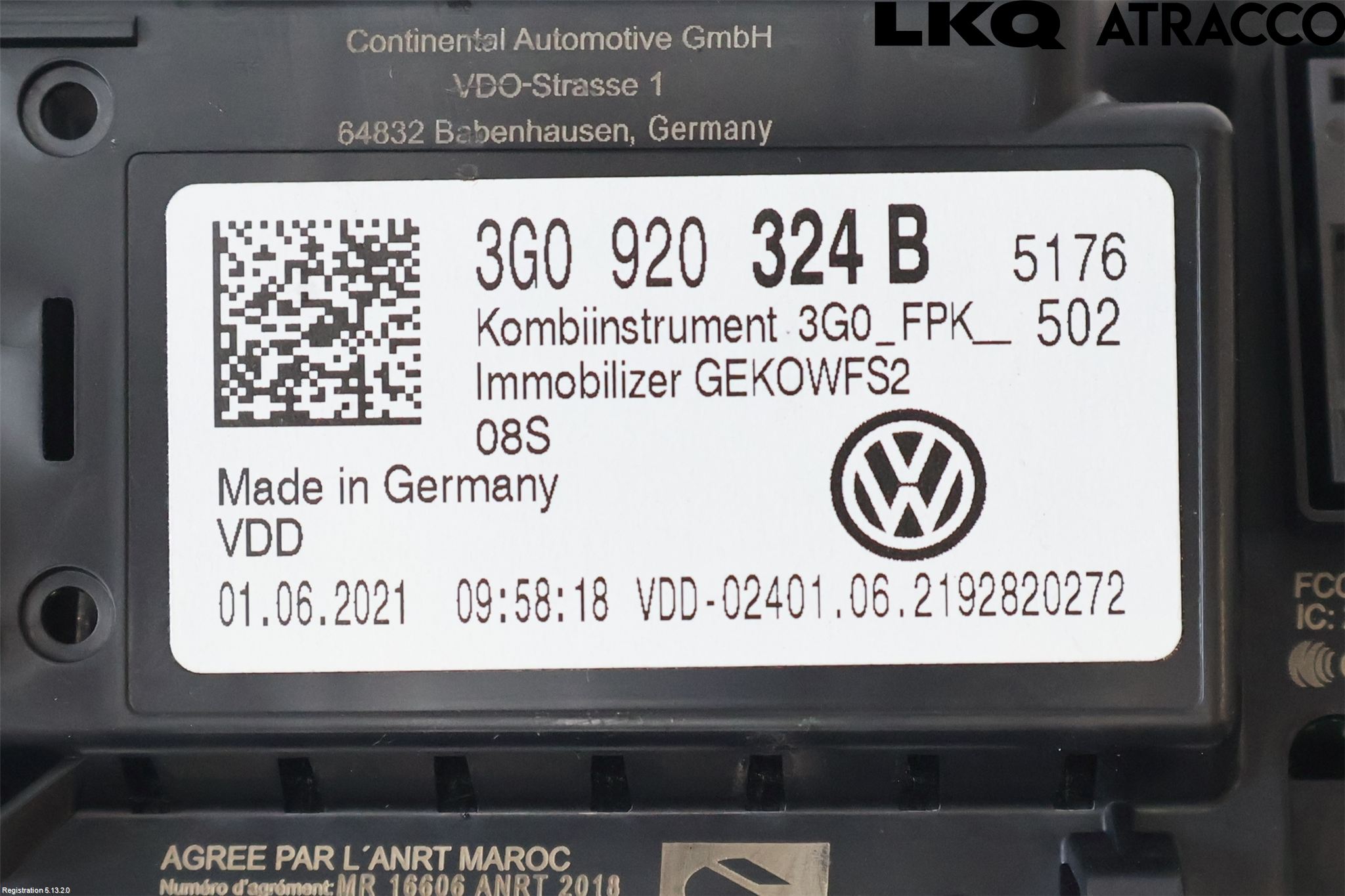 Volkswagen VW ARTEON 17- Instr Kombinert