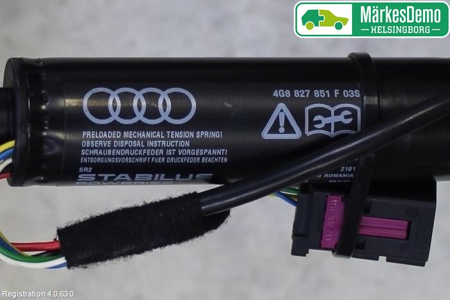 Audi A7/S7 4G 11-17 Baklukeåpner Automatisk