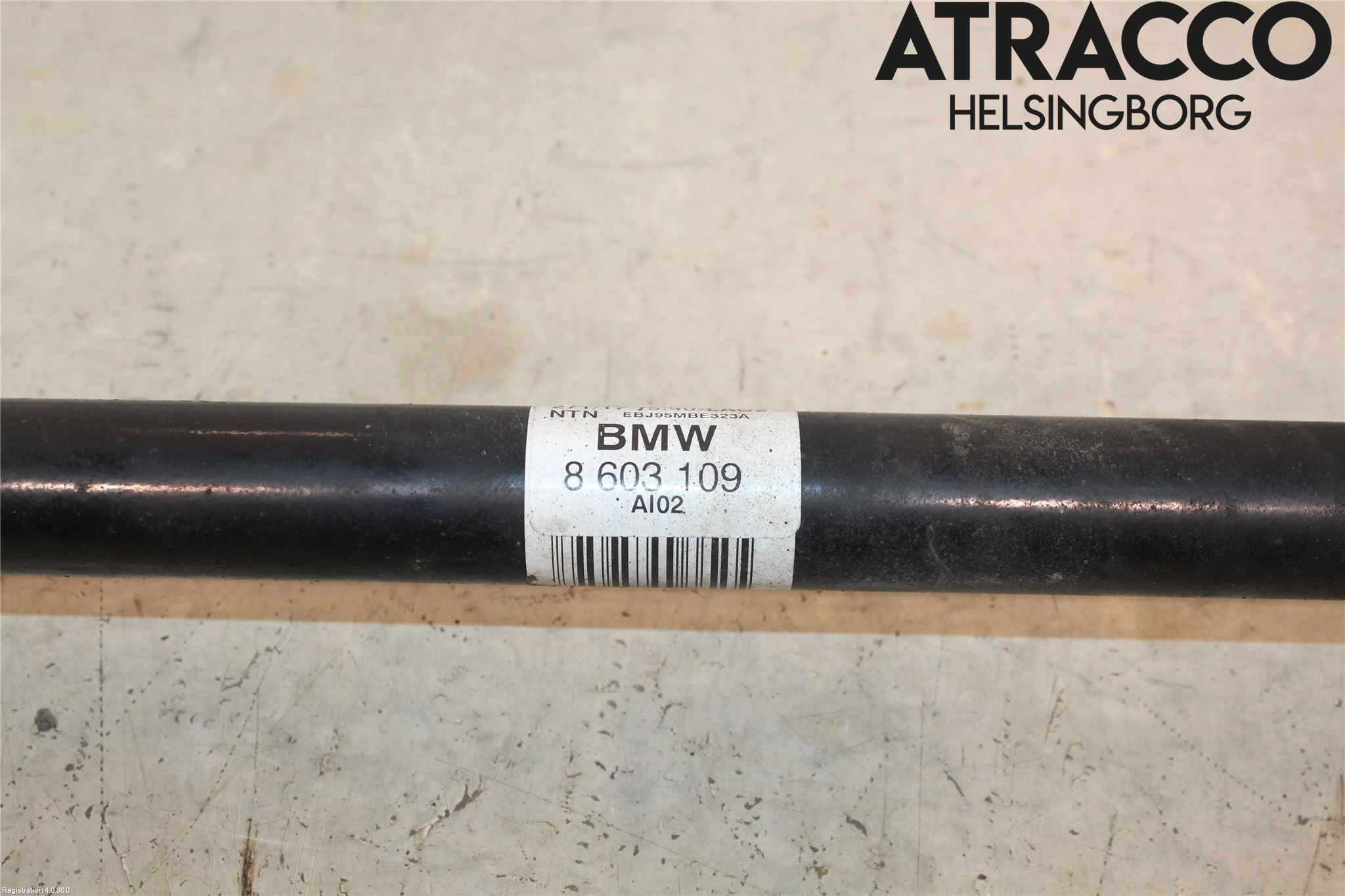BMW 3 F30/F31/F80 12-19 Drivaksel Bak Kompl Venstre