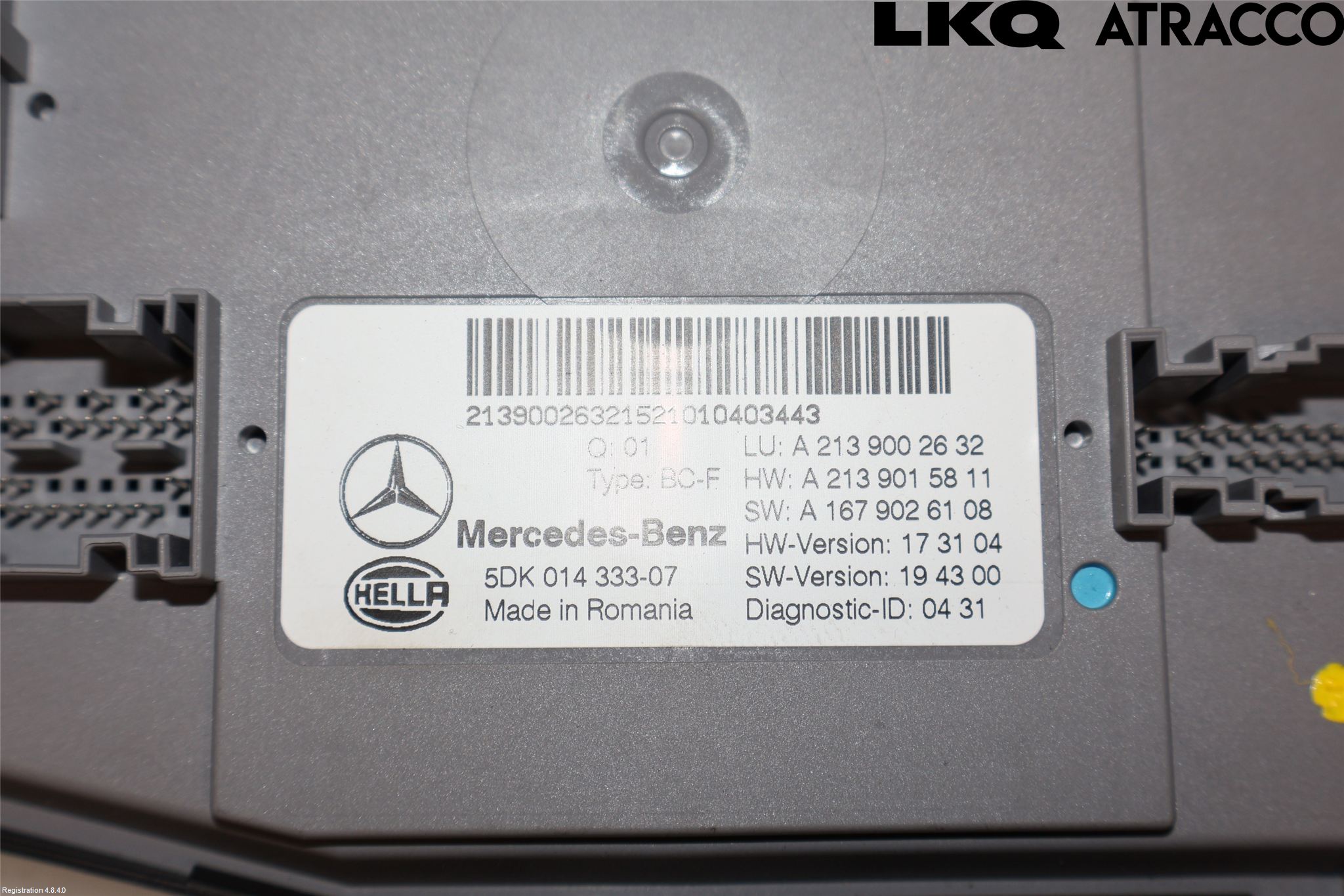 Mercedes-Benz MB E-KLASS (W213) 16-23 Styreenhet Klima