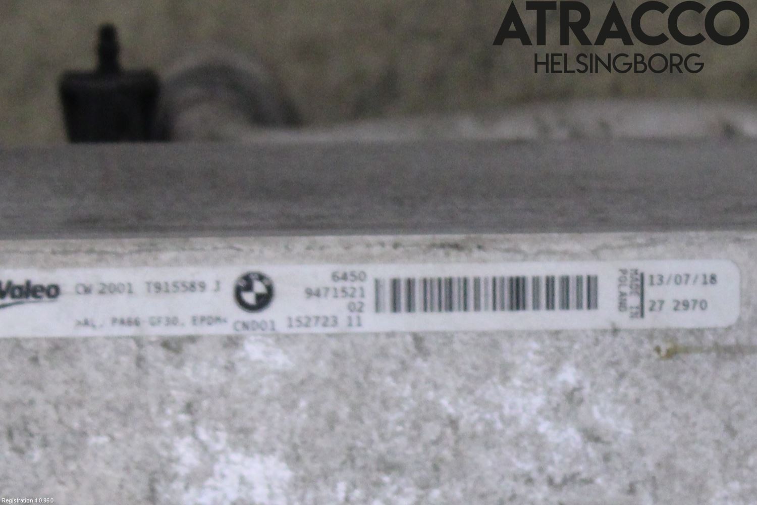 BMW 3 F30/F31/F80 12-19 Varme Ac Kondenser-Kjøler