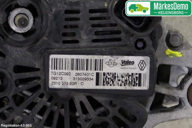 Dacia LODGY 12-18 Dynamo