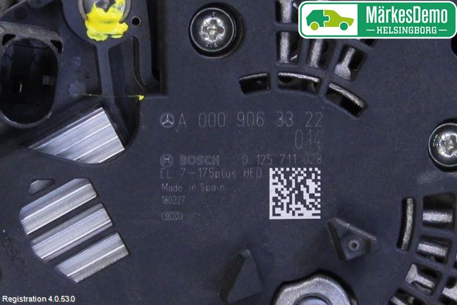 Mercedes-Benz MB A-KLASS (W176) 13-18 Dynamo