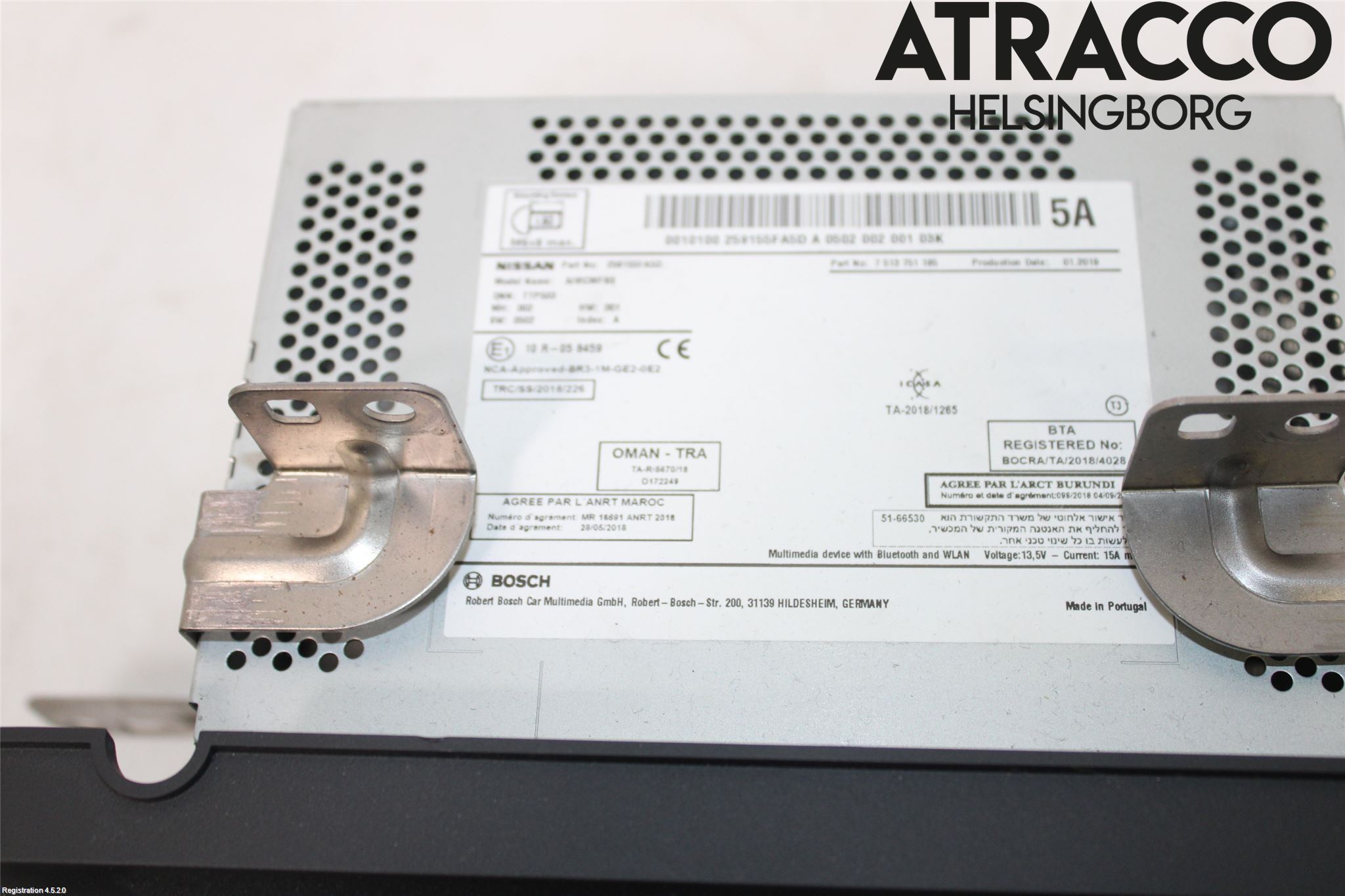 Nissan MICRA 17- Stereo Radio Med Cd