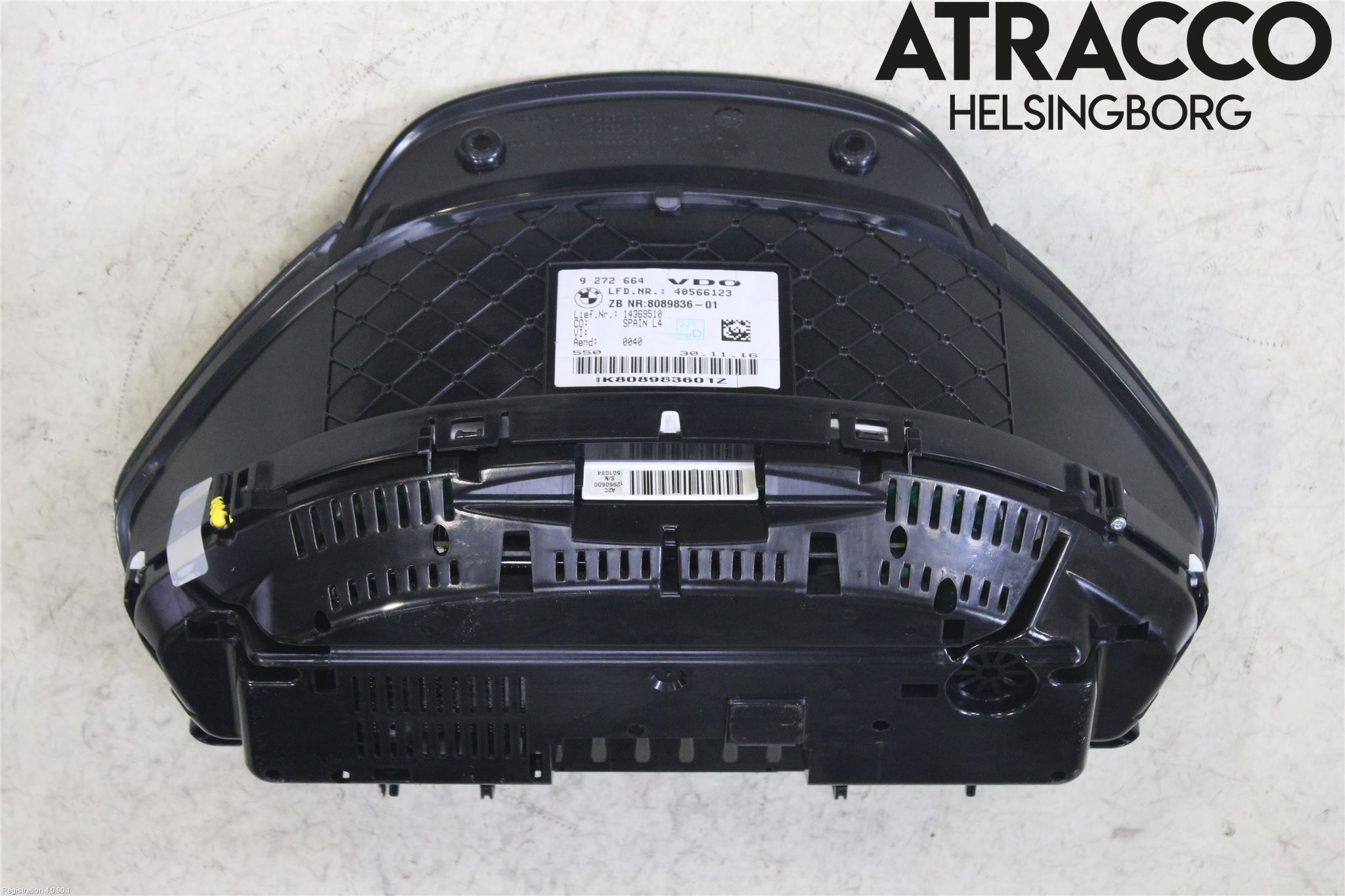 BMW 3 F30/F31/F80 12-19 Instr Kombinert