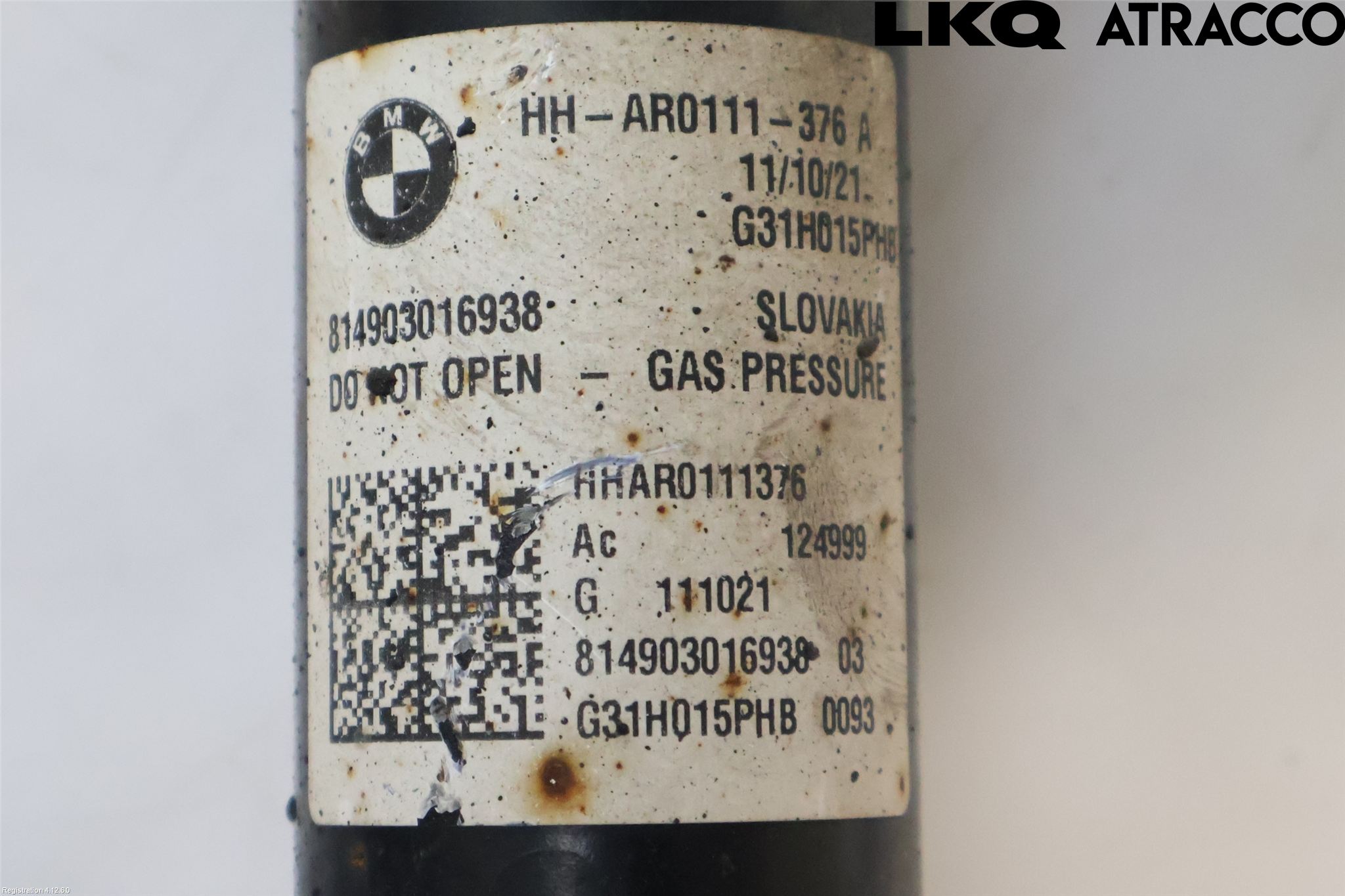 BMW 5 G30/G31/F90 17-23 Fjærbein Bak Høyre