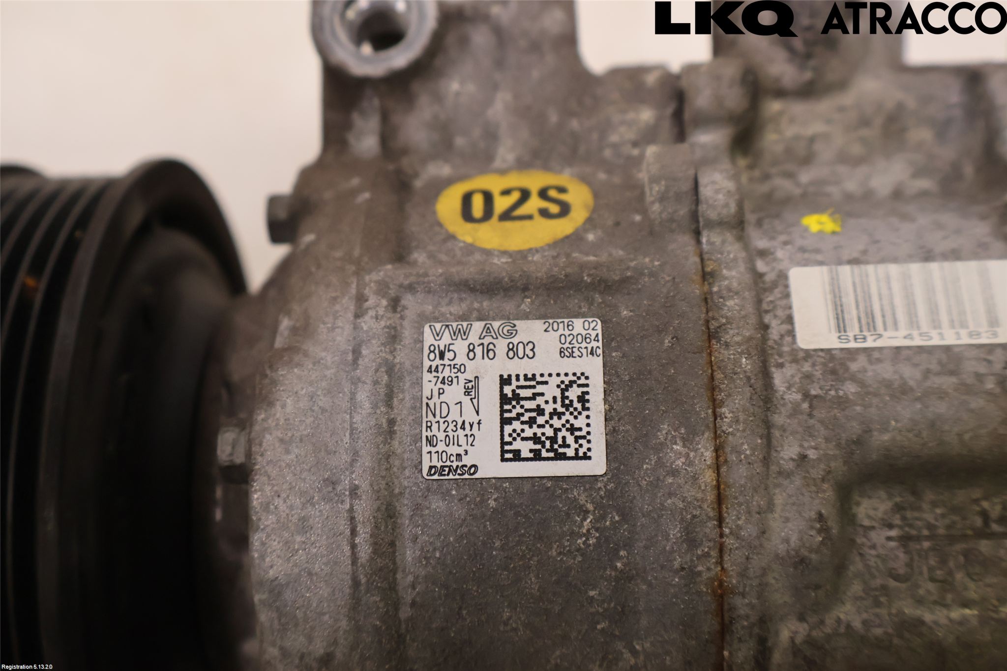Audi A4/S4 B9 16-19 Varme Ac Kompressor