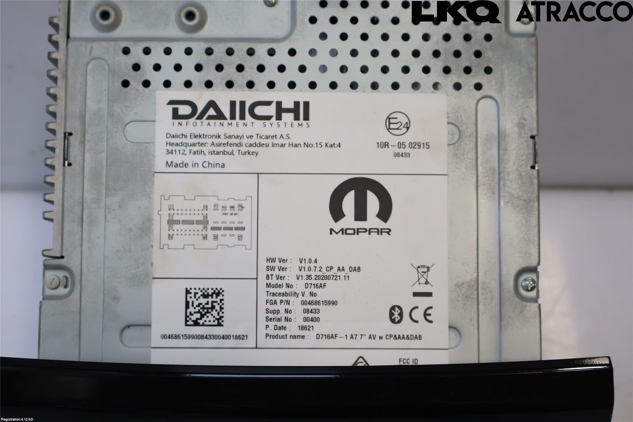 Fiat DUCATO/E-DUCATO 24- Stereo Radio Med Cd