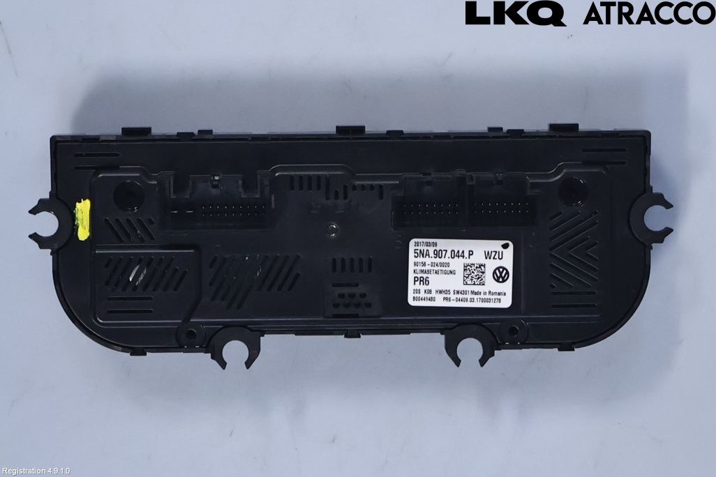 Volkswagen VW TIGUAN 16-24 Varme Ac Betjening-Display