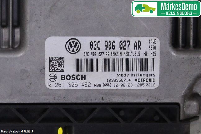 Volkswagen VW POLO 10-17 Styreenhet Innsprøytning