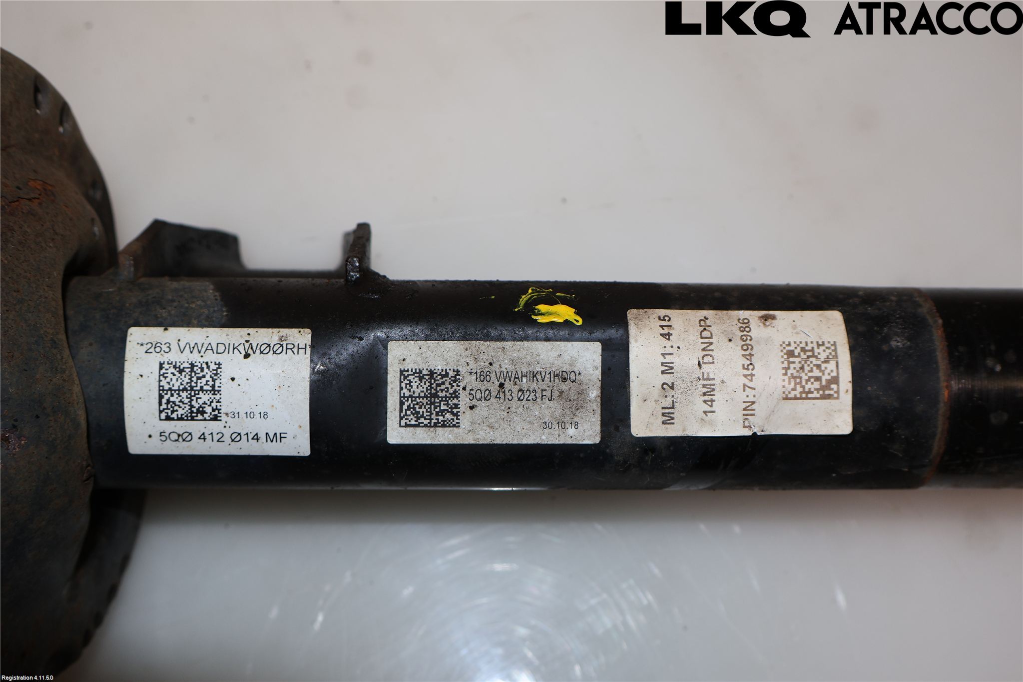 Volkswagen VW GOLF SPORTSVAN 15-20 Fjærbein Foran Venstre