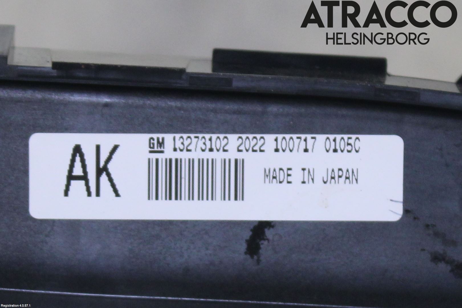 Opel INSIGNIA 09-16 Varme Ac Betjening-Display