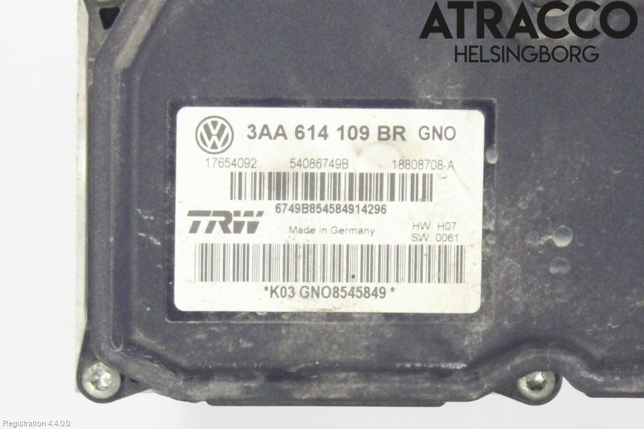 Volkswagen VW PASSAT 11-14 Abs Hydraulikkaggregat