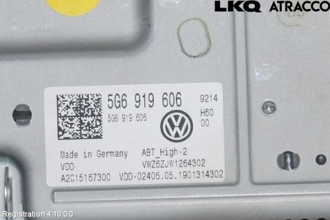 Volkswagen VW GOLF / E-GOLF VII 13-20 Multifunktionsdisplay