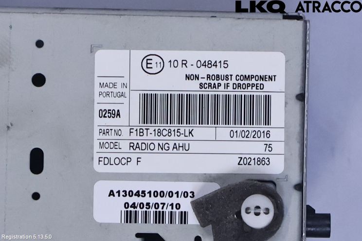 Ford TRANSIT/TOURNEO CONNECT 13-22 Stereo Radio Med Cd