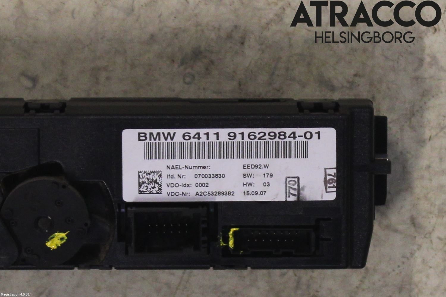 BMW 3 E92/93 Coupé/Cab 05-14 Varme Ac Betjening-Display