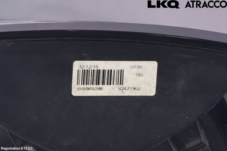 Skoda FABIA 15-21 Baklykt Høyre
