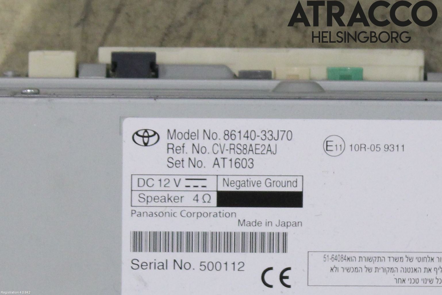 Toyota CAMRY 19-24 Stereo Radio Med Cd