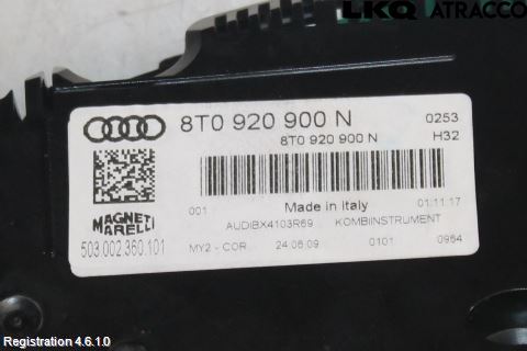 Audi A5 07-16 Instr Kombinert