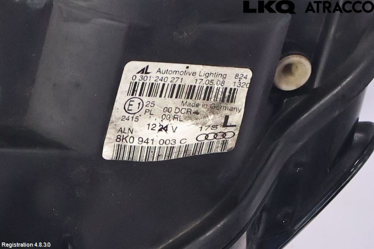 Audi A4/S4 08-11 Frontlykt Venstre