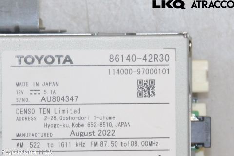 Toyota RAV4 19- Stereo Radio