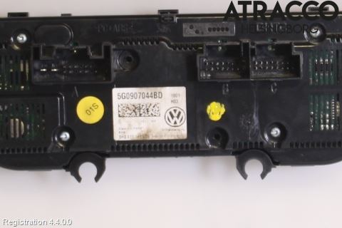 Volkswagen VW GOLF / E-GOLF VII 13-20 Varme Ac Betjening-Display