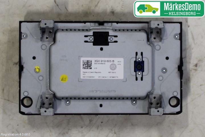 Volkswagen VW PASSAT 15-19 Multifunktionsdisplay
