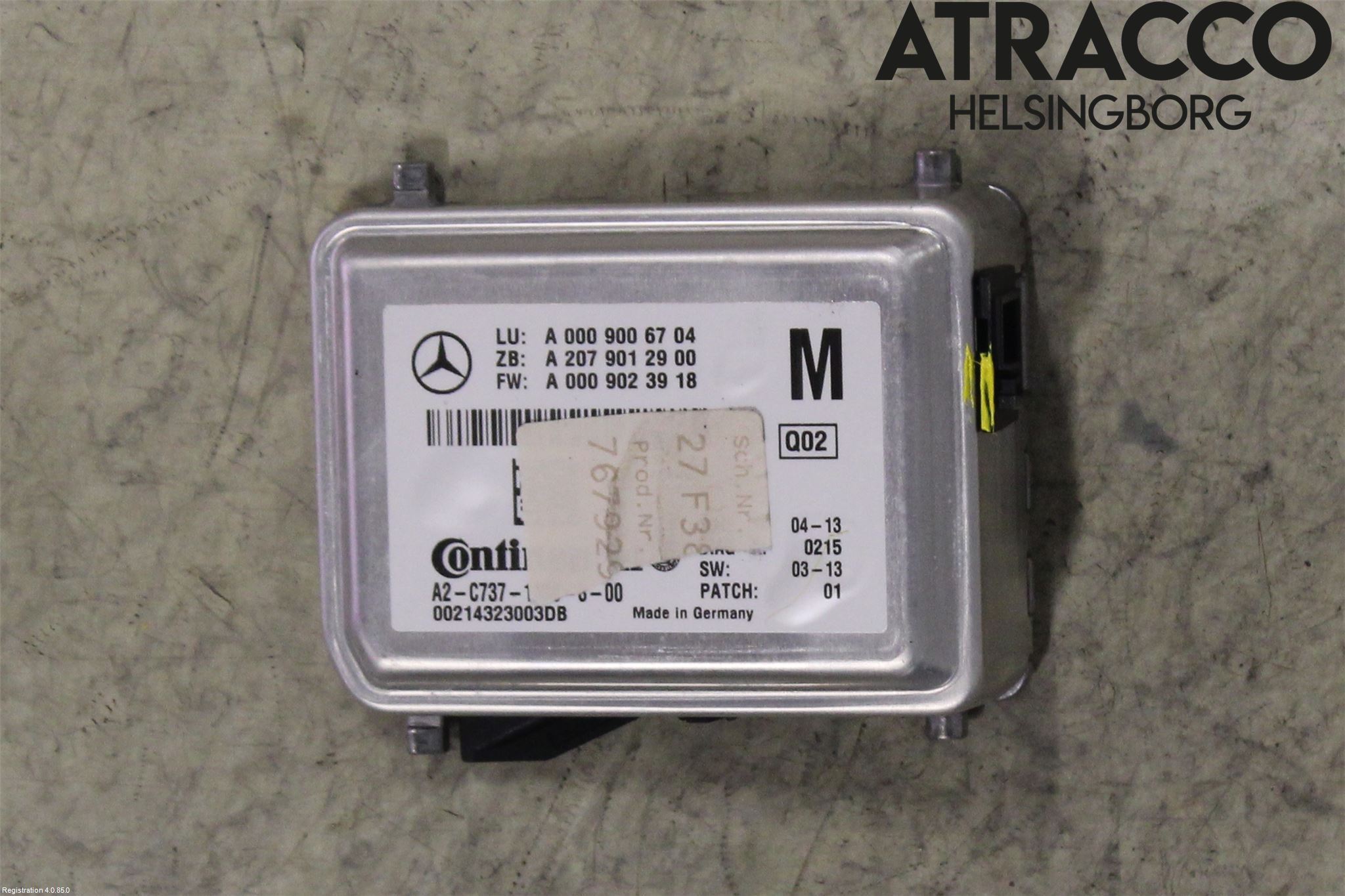 Mercedes-Benz MB E-KLASS (W212) 09-16 Sensor Kollisjonsbeskyttelse