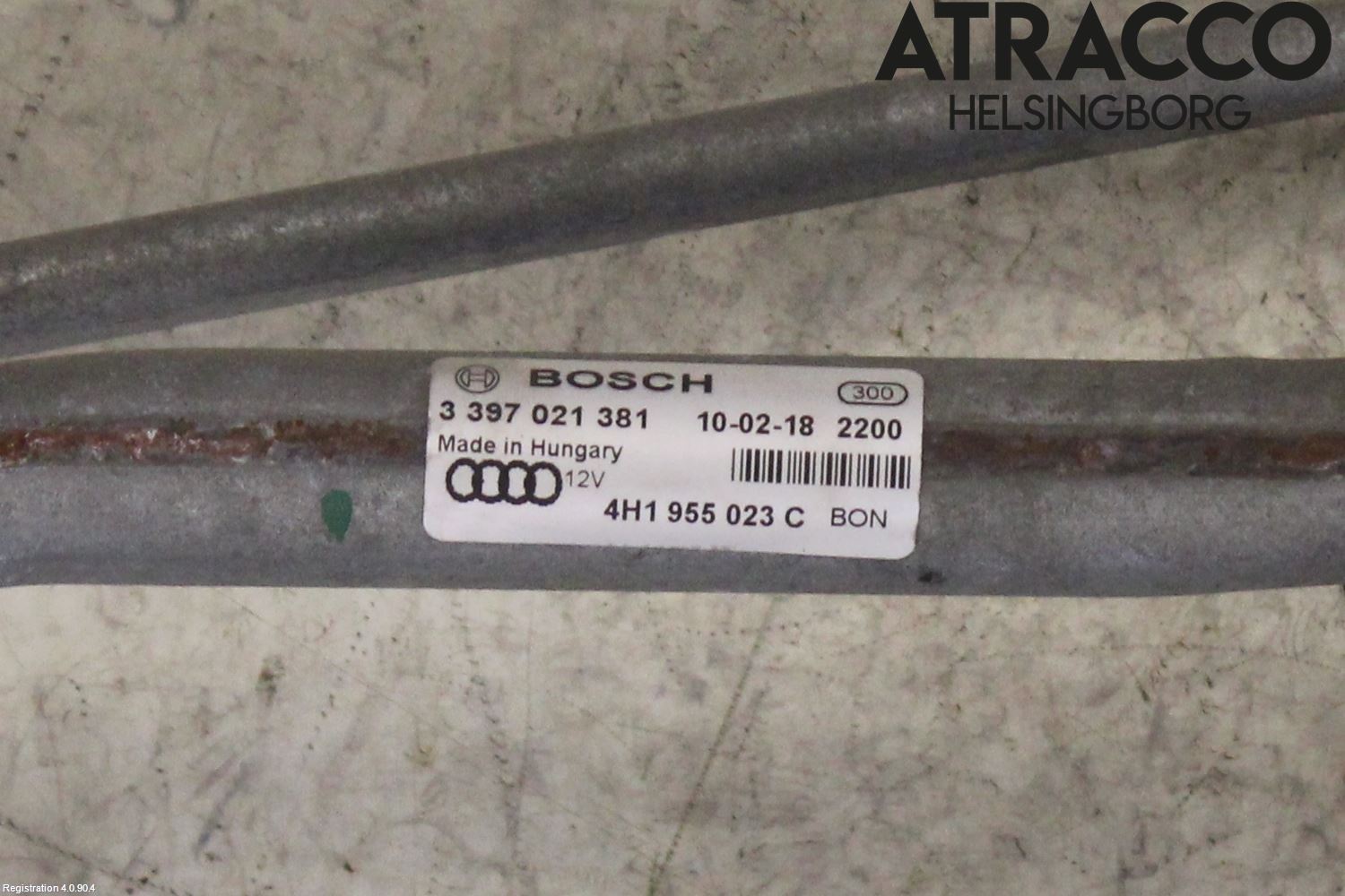 Audi A8/S8 4H 10-17 Viskeroverføring Frontrute