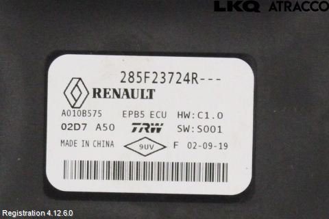 Renault ZOE/E-TECH 13- Styreenhet Parkering