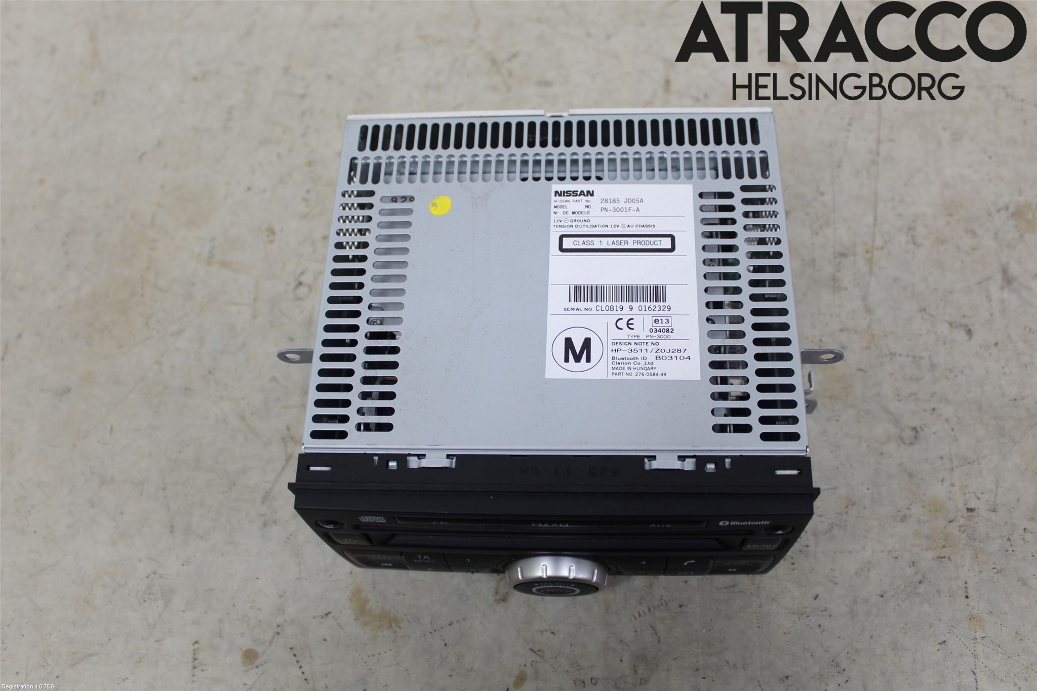 Nissan QASHQAI+2  08-10 Stereo Radio Med Cd