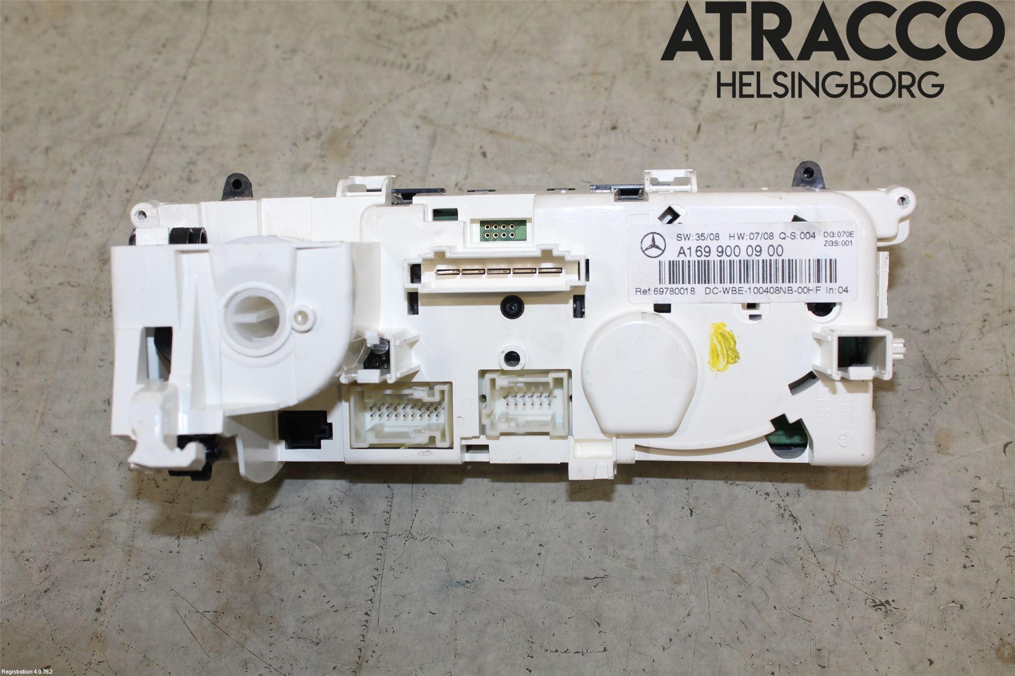 Mercedes-Benz MB A-KLASS (W169) 04-12 Varmeapparat Panel(Regulering)