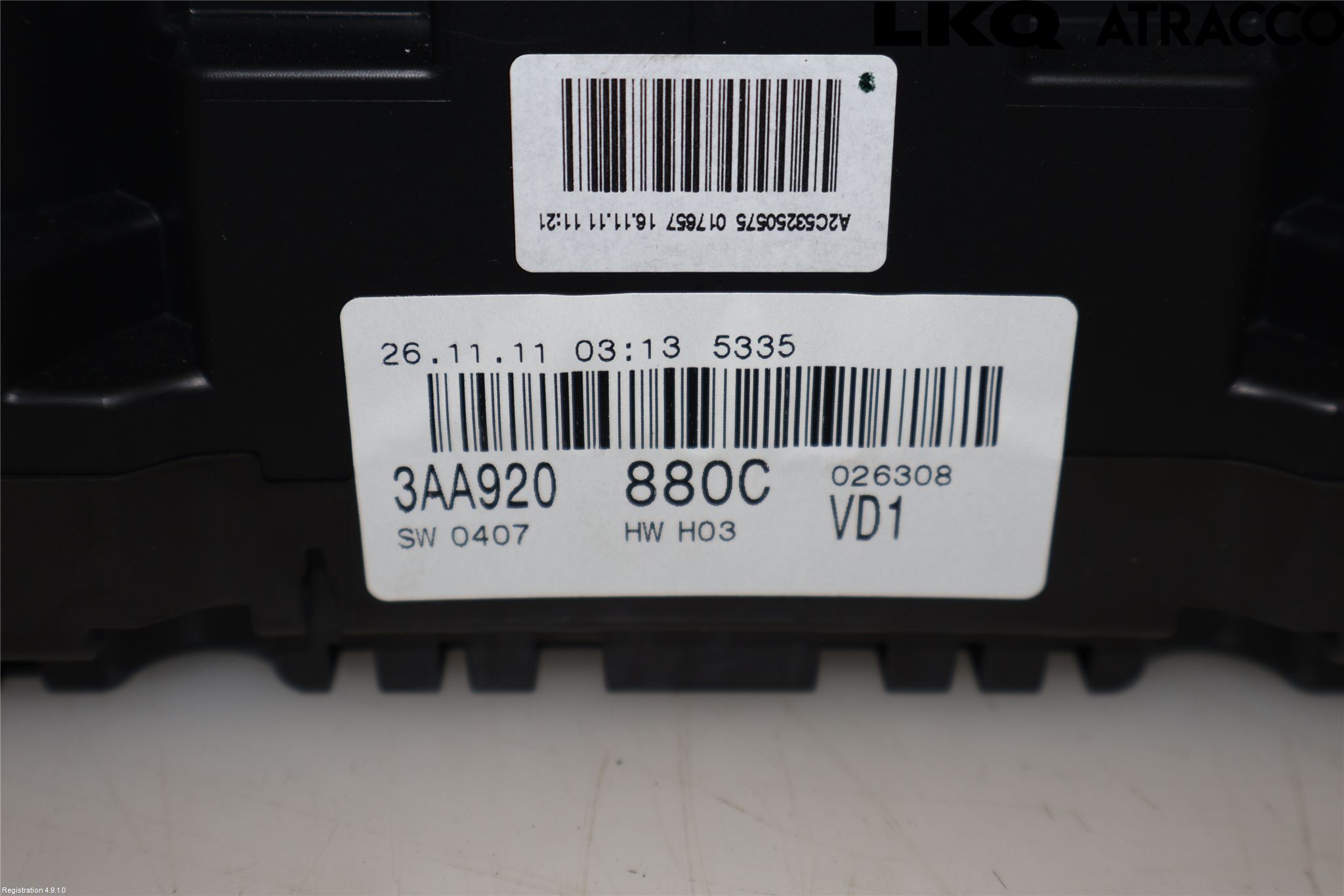 Volkswagen VW PASSAT 11-14 Instr Kombinert