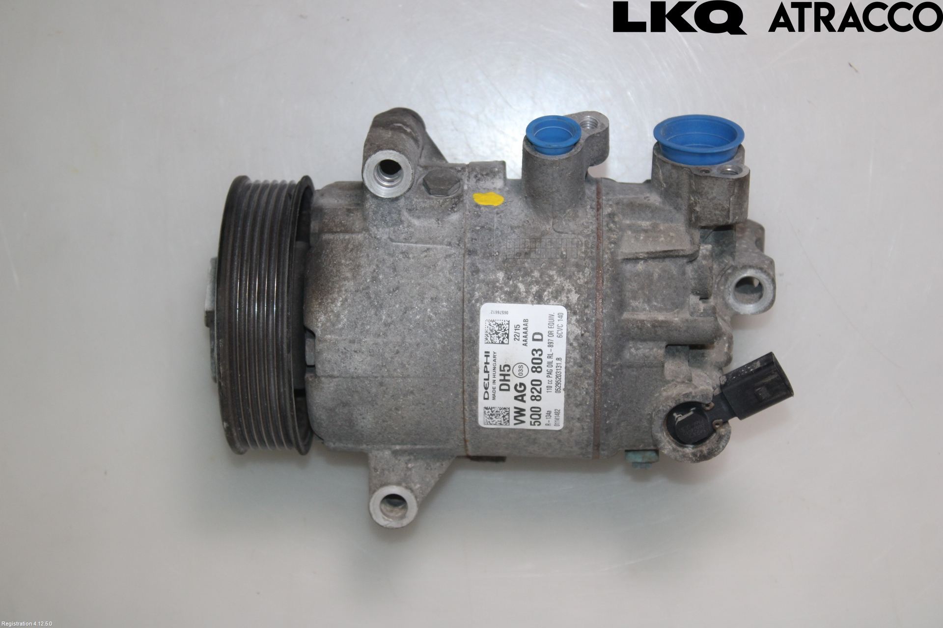 Volkswagen VW GOLF / E-GOLF VII 13-20 Varme Ac Kompressor