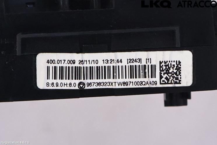 Peugeot 5008 10-16 Varme Ac Betjening-Display