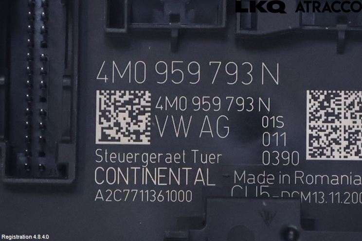 Porsche TAYCAN 20- Styreenhet Dør
