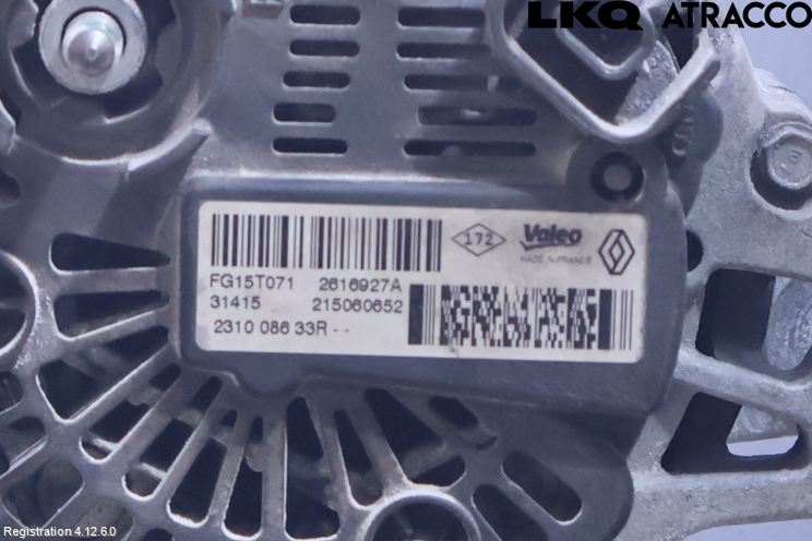 Renault TRAFIC/E-TECH 15- Dynamo