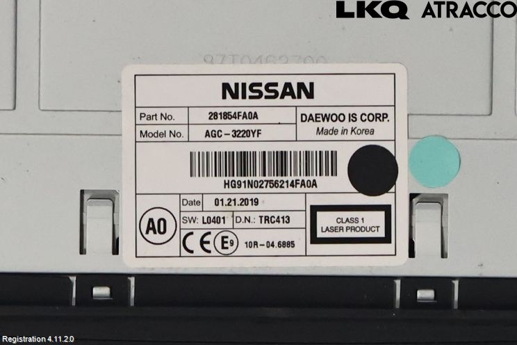 Nissan E-NV200/EVALIA Stereo Radio Med Cd